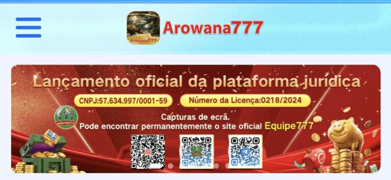 Arowana777: Nova Plataforma! Veja se é Confiável mesmo!